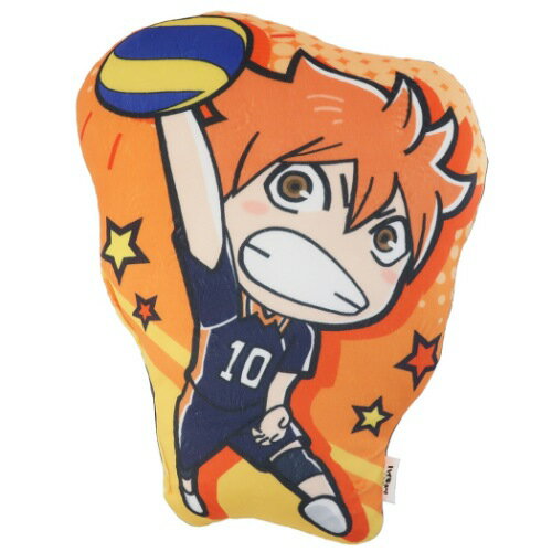 ダイカット クッション ハイキュー 日向翔陽 烏野高校 少年ジャンプ ケイカンパニー インテリア雑貨 アニメ マシュマロポップのサムネイル