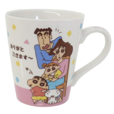 マグカップ クレヨンしんちゃん メッセージ MUG ありがとござます ティーズファクトリー プレゼント アニメ マシュマロポップ