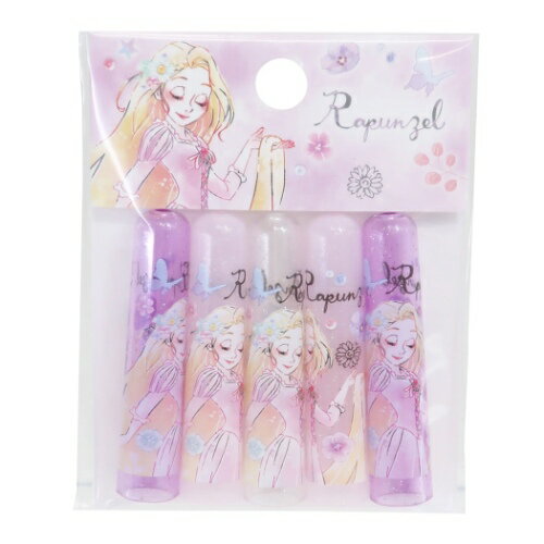 鉛筆キャップ 塔の上のラプンツェル えんぴつカバー 5本セット 2021AW ディズニープリンセス クラックス 新学期準備文具 メール便可 マシュマロポップ