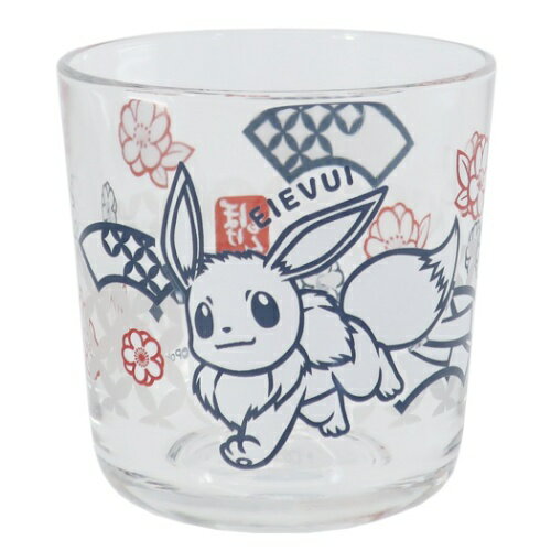 ガラスコップ ポケモン グラスワイドタンブラー 切り絵 イーブイ ポケットモンスター 金正陶器 ギフト雑貨 プレゼント マシュマロポップのサムネイル