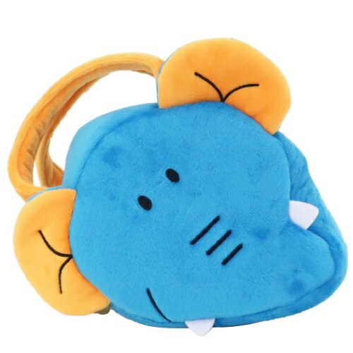 ミニトート たべっ子どうぶつ ぬいぐるみ ダイカット バッグ ぞう ギンビス エスケイジャパン ミニバッグ キッズ 子ども プレゼント マシュマロポップ