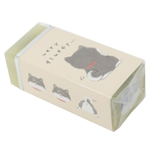 消しゴム 黒シバ ずーっとアニマル ケシゴム いぬ カミオジャパン 金太郎飴消しゴム 新学期準備文具 小学生 中学生 高校生 かわいい 女の子向け メール便可 マシュマロポップ