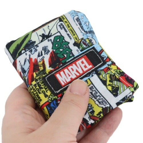 ミニ エコバッグ マーベル コンビニショッピングバッグ コミックシリーズ MARVEL 丸眞 お買い物かばん メール便可