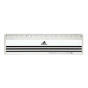 ものさし アディダス adidas 15cm 定規 新入学 三菱鉛筆 新学期準備文具 小学生 中学生 高校生 男の子 スポーツブランド メール便可 マシュマロポップ