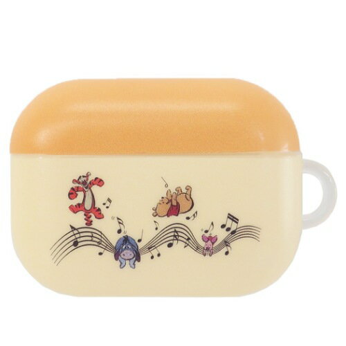 エアーポッズプロケース くまのプーさん Air Pods Pro Case ソフトケース ディズニー グルマンディーズ ワイヤレス充電対応 プレゼント マシュマ...