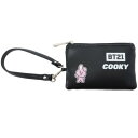 定期入れ ＆ 小銭入れ BT21 パスケース付き コインケース COOKY LINE FRIENDS 森本本店 ICカードケース 商品 メール便可 マシュマロポップ