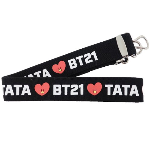 バックル付き ゴムバンド BT21 スクールベルト TATA LINE FRIENDS 森本本店 学校ベルト 商品 メール便可 マシュマロポップ