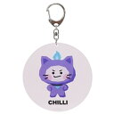 キーホルダー TRUZ ビッグ アクリルキーチェーン CHILLI LINE FRIENDS エンスカイ プレゼント 商品 メール便可 マシュマロポップ