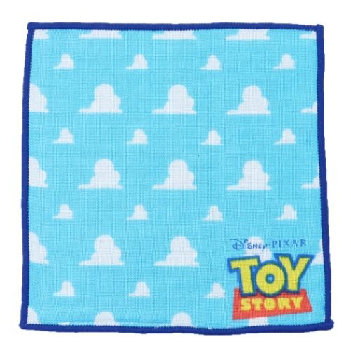 ミニ ミニタオル トイストーリー 抗菌防臭 片面ガーゼ まめタオル パターンクラウド ディズニー 丸眞 ..