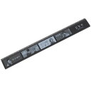 17cm スリム ストレートスケール 定規 カラーカット ブラックカット 新入学 COLOR CUT Q-LIA 新学期準備文具 小学生 中学生 高校生 メール...