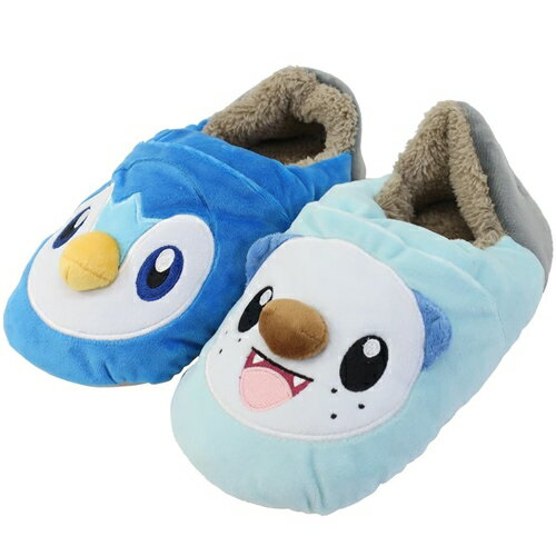 ぬいぐるみスリッパ ポケットモンスター カイロ ポケット付き あったかクニャック ポッチャマ＆ミジュマル ポケモン モリシタ ウォーマー雑貨 マシュマロポップのサムネイル