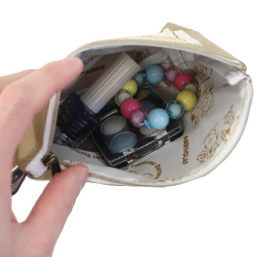 コスメポーチ スヌーピー 化粧ポーチ アンディ ピーナッツ ナカジマコーポレーション 舟形ポーチ 小物入れ マシュマロポップ