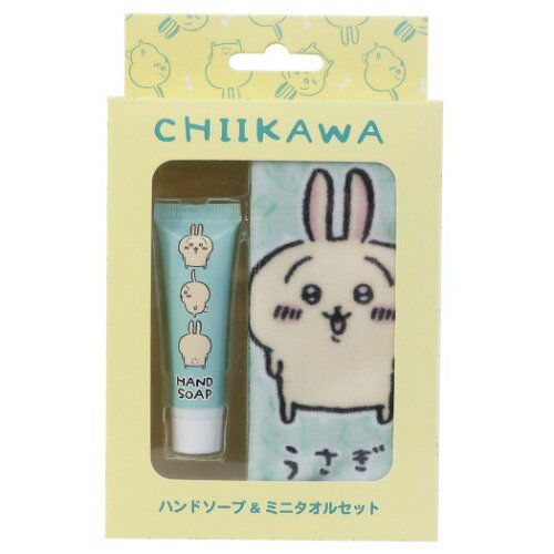コスメギフトセット ちいかわ ハンドソープ ＆ ミニタオル セット うさぎ むちゃうまプリンの香り レイス プレゼント マシュマロポップのサムネイル