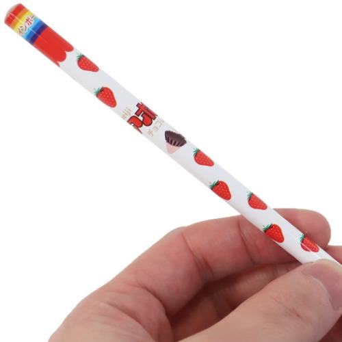 鉛筆 アポロ2 丸軸 7色 レインボーえんぴつ 新入学 おやつマーケット サカモト 新学期準備 おもしろ文具 メール便可 マシュマロポップ