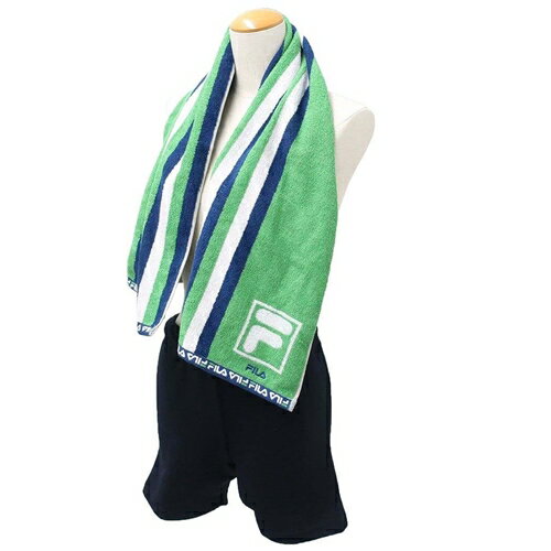 スポーツタオル フィラ ジャガード ミニ バスタオル スクラム FILA 日繊商工 抗菌防臭 スポーツブランド メール便可 マシュマロポップ