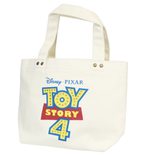 ランチバッグ トイストーリー マチ付き ミニトート ロゴラインストーン ディズニー スモールプラネット お弁当かばん マシュマロポップのサムネイル