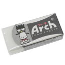 驚くほど消しやすくて、折れない!!Arch消しゴムけしごむ かわいい文房具 キャラクター文具 入学準備 小学生 中学生大人気サンリオキャラクターズの可愛らしい新作ステーショナリー消しゴムの不満点で多くの中高生が答えた「折れる 裂ける」を解決した[アーチ消しゴム]にミニサイズが新登場アーチケースで消しゴムが折れにくいプラ生地+特殊発泡体（メラミンフォーム）で軽いタッチでよく消え、消しくずもまとまる。スリーブにはミシン目入りで小さくなっても使いやすいかわいい文房具いろいろあるのでお気に入りを揃えてねサイズ：約45x19x10mm製造元：サクラクレパス[Made in Japan]カラー/グレー系（灰色・グレイ）このカテゴリにはこんな商品が含まれています【消しゴム】/消しゴム/けしごむこれを見た人はこんなキーワードで検索していますけしごむ筆記具筆記用具イレーザーかわいい 消しゴム筆記具学生 文具筆記用具ステーショナリーペン