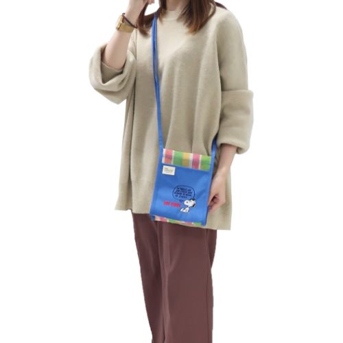 ミニショルダーバッグ スヌーピー IP baby roo ベビールー チュール Multi-Green ピーナッツ ルートート プレゼント マシュマロポップ