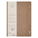 方眼ノート kleid クレイド Tiny grid notes B6 Brown 新日本カレンダー おしゃれ文具 大人 仕事 ビジネス シンプル メール便可 マシュマロポップ(4)