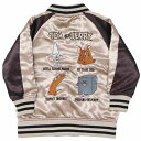 スカジャン S トムとジェリー キッズアウター ファニースタイル ワーナーブラザース 丸眞 プレゼント マシュマロポップ