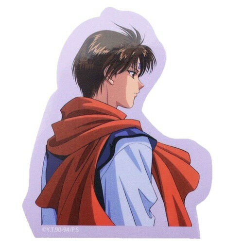 ビッグシール 幽遊白書 ダイカット ビニールステッカー コエンマ 少年ジャンプ スモールプラネット デコシール 耐水性 アニメメール便可 マシュマロポップ