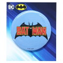 缶バッジ バットマン カンバッジ ロゴ2 DCコミック スモールプラネット コレクション雑貨 メール便可 マシュマロポップ