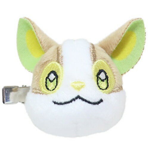 ヘアアクセ ポケットモンスター マスコットヘアクリップ 左用 ワンパチ ポケモン ティーズファクトリー クセがつきにくい 前髪クリップ ヘアアクセサリー 女の子向け かわいい マシュマロポップ