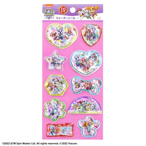 シールシート パウパトロール ウォーターシール サンスター文具 DECOシール アニメメール便可 マシュマロポップのサムネイル