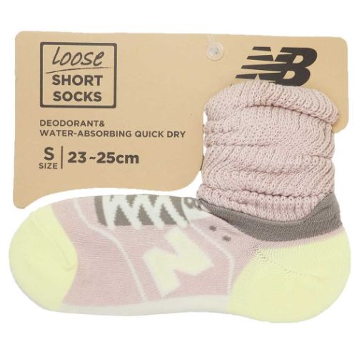 女性用靴下 ニューバランス レディースルーズソックス ベージュ new balance エヌビー NB フレンズヒル プレゼント 女の子 スポーツブランド マシュマロポップ