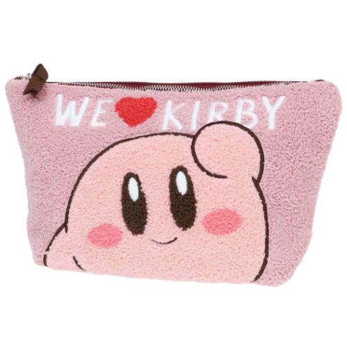 コスメポーチ 星のカービィ サガラポーチ ピンク マリモクラフト 化粧ポーチ 小物入れ マシュマロポップのサムネイル