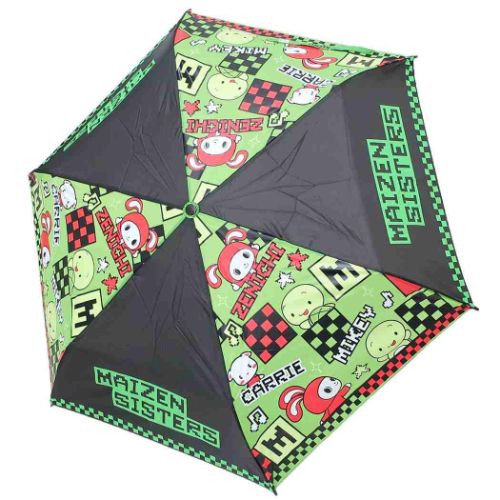 折りたたみ傘 まいぜんシスターズ 折り畳み傘 YouTuber バンダイ 折畳傘 耐風傘 子供 女の子 男の子 マシュマロポップ