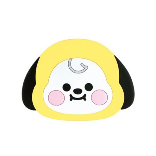 手鏡 BT21 シリコンミラー CHIMMY LINE FRIENDS カミオジャパン かわいい 商品 メール便可 マシュマロポップ