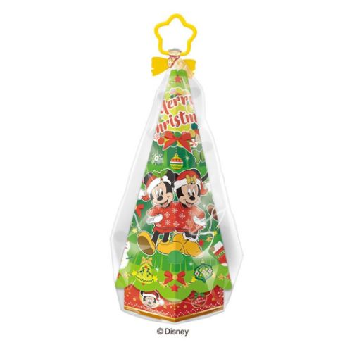 クリスマスお菓子 ミッキーマウス ミニーマウス ツリー形お菓子BOX ディズニー ハート Xmasプレゼント 女の子 男の子 予約 マシュマロポップ【軽減税率】のサムネイル