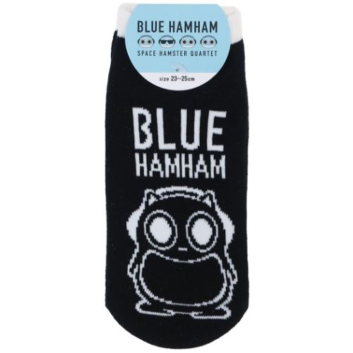 女性用靴下 ブルーハムハム レディースソックス BLACK BLUE HAMHAM カミオジャパン かわいい メール便可 マシュマロポップ