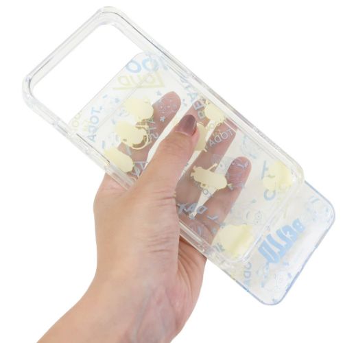 PGA iPhone16用 液晶全面保護ガラス ラメフレーム ピンクゴールド PG-24AGLL03PK 13g
