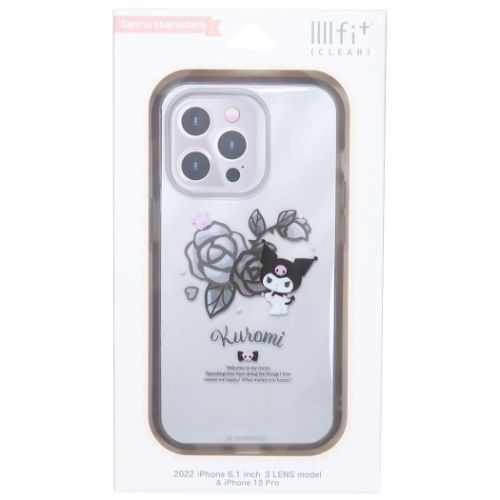iPhone14Pro 13Proケース クロミ アイフォン14プロ 13プロ プロテクトカバー llllfit Clear サンリオ グルマンディーズ プロテクトジャケット スマホカバー メール便可 マシュマロポップ