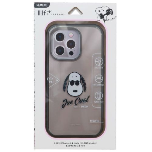 iPhone14Pro 13Proケース スヌーピー アイフォン14プロ 13プロ プロテクトカバー llllfit Clear ジョークール ピーナッツ グルマンディーズ プロテクトジャケット スマホカバー メール便可 マシュマロポップ