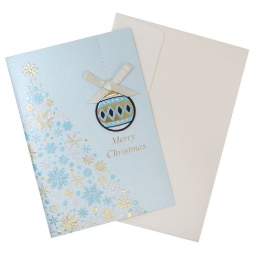 グリーティングカード CHRISTMAS イタリア製クリスマスカード ツリー2 アクティブコーポレーション ギフト雑貨 封筒付き Xmasカード メール便可 マ...