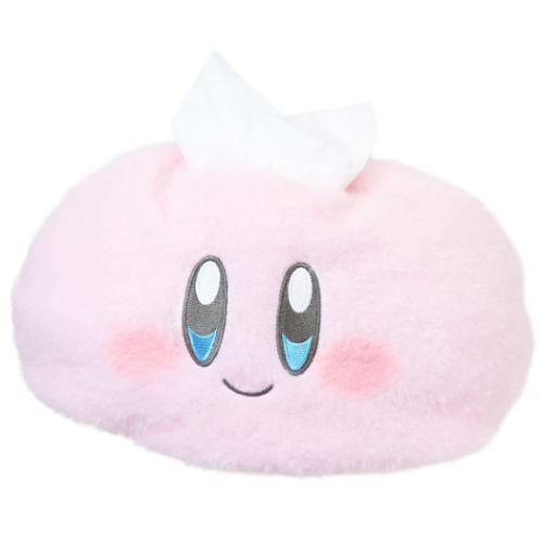 ボックスティッシュケース 星のカービィ フェイスティッシュカバー ぷわふわ にっこり エスケイジャパン 新生活準備雑貨 マシュマロポップのサムネイル