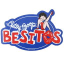 ビッグシール ベティブープ アウトドアステッカー ウインク BETTY BOOP スモールプラネット ビニールステッカー デコシール 耐水性 メール便可 マシュマロポップ