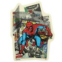 ビッグシール スパイダーマン アウトドアステッカー コミック カバー MARVEL スモールプラネット ビニールステッカー デコシール 耐水性 メール便可