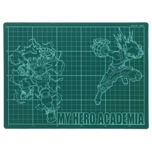 カッティングマット 僕のヒーローアカデミア カッターマット A 緑谷＆爆豪 新入学 少年ジャンプ サンスター文具 コレクション文具 アニメメール便可 マシュマロポップのサムネイル