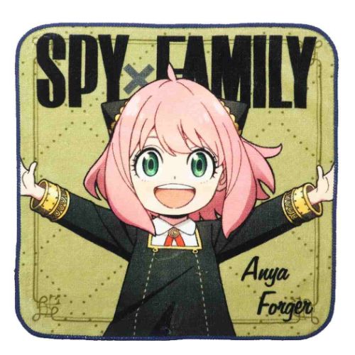 ミニタオル スパイファミリー SPY FAMILY インクジェットプリントハンカチタオル アーニャ スタンダード 少年ジャンプ 丸眞 かわいい アニメメール便可 マシュマロポップのサムネイル