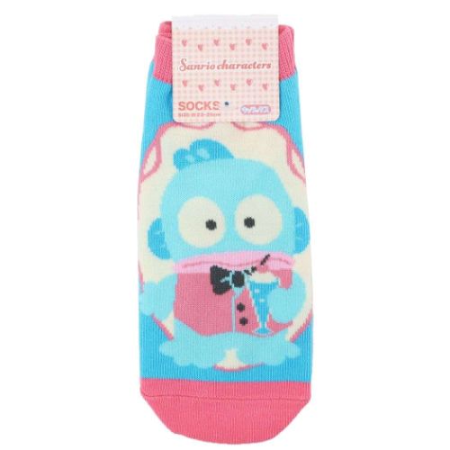 女性用靴下 ハンギョドン レディースソックス レトロ サンリオ スモールプラネット キャラックス 大人向け メール便可 マシュマロポップのサムネイル