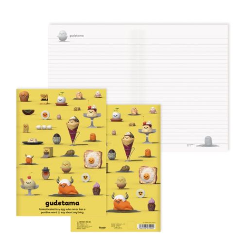 横罫ノート ぐでたま A5ノート 集合 新入学 サンリオ エムプラン 新学期準備文具 メール便可 マシュマロポップ