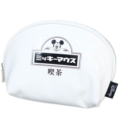 コスメポーチ ミッキーマウス ラウンドポーチ ミッキー喫茶 ディズニー マリモクラフト 化粧ポーチ 小物入れ マシュマロポップのサムネイル
