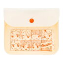 フラットポーチ タイニータン ミニポーチ Butter ホワイト 新入学 TinyTAN サンスター文具 小物入れ 商品 メール便可 マシュマロポップ