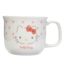 キッズ食器 ハローキティ 磁器製こどもマグカップ ピンクハート サンリオ 金正陶器 女の子 子ども 子供 日本製食器 マシュマロポップ(3)