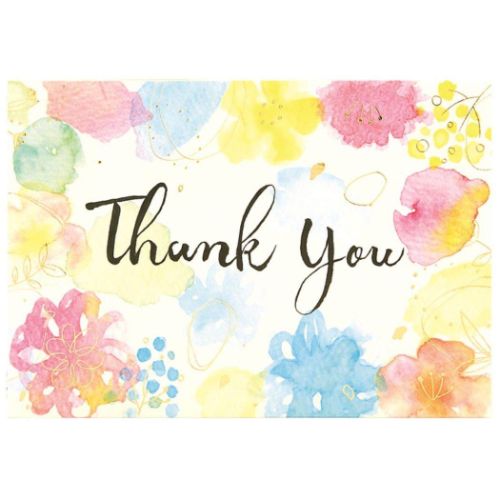 グリーティングカード 二つ折りポップアップカード 立体 水彩の花畑 サンリオ 感謝 メッセージカード メール便可 マシュマロポップ
