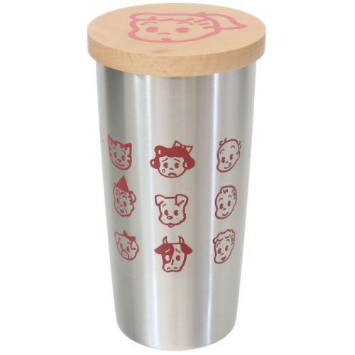 保温保冷コップ オサム蓋付き真空タンブラー 440ml フェイス Osamu Goods ヤクセル ステンレスタンブラー マシュマロポップのサムネイル
